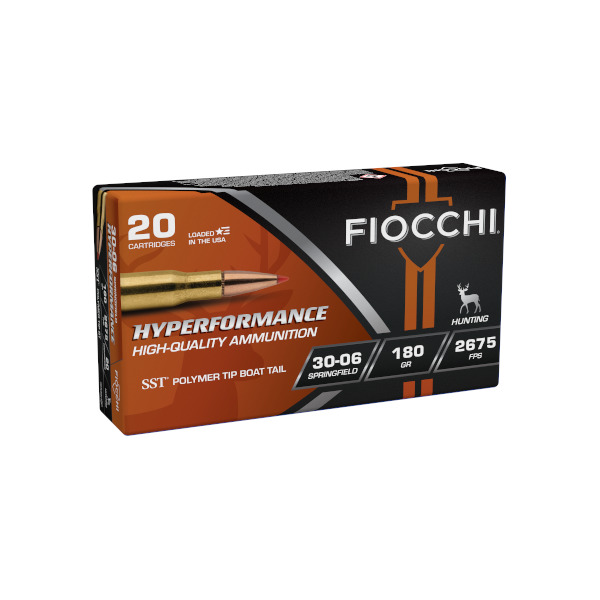 FIOCCHI AMMO 30-06 SPR 180gr HORNADY SST 20/bx 10/cs