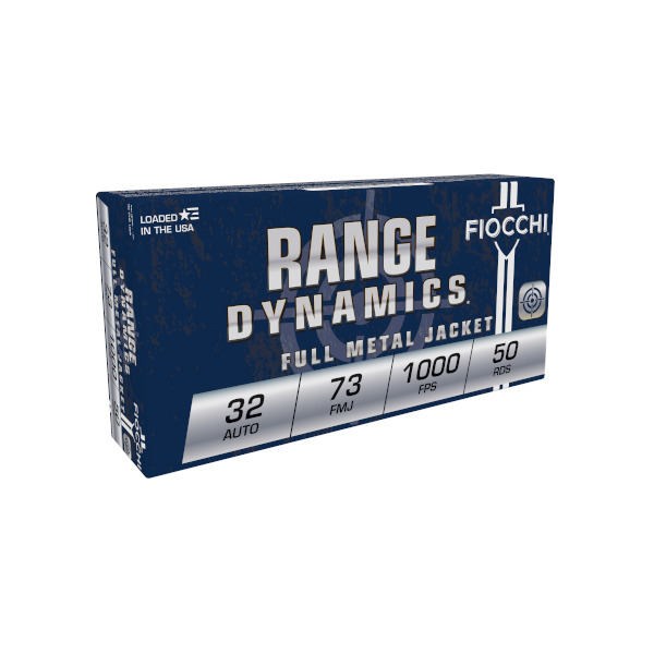 FIOCCHI AMMO 32 ACP (7.65mm) 73gr FMJ 50/bx 20/cs