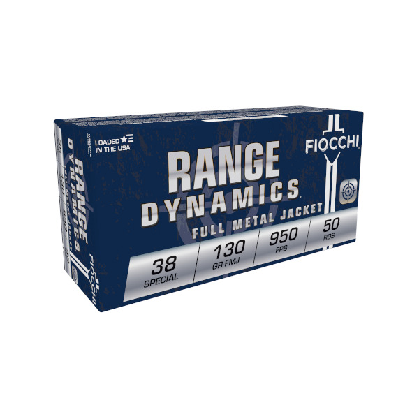 FIOCCHI AMMO 38 SPL 130gr FMJ 50/bx 20/cs