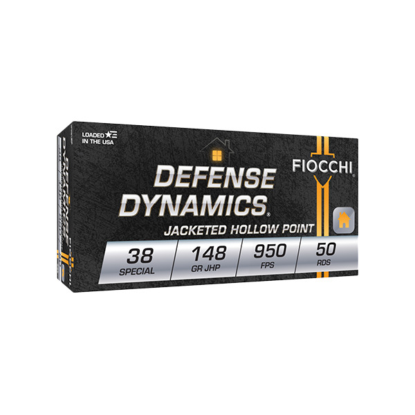 FIOCCHI AMMO 38 SPL 148gr JHP 50/bx 20/cs