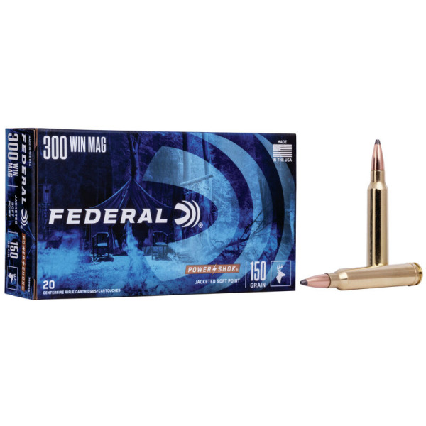 FEDERAL AMMO 300 WINCHESTER 150gr SP (P/S) 20/bx 10/cs