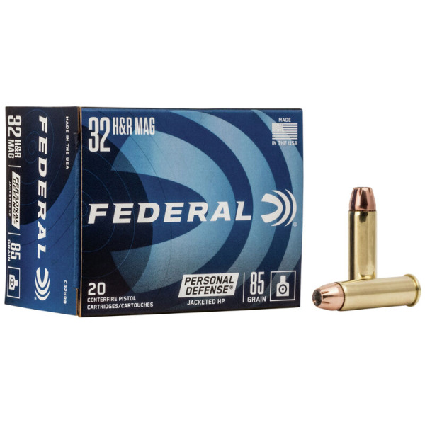 FEDERAL AMMO 32 H&R MAG 85gr JHP (P/D) 20/bx 25/cs