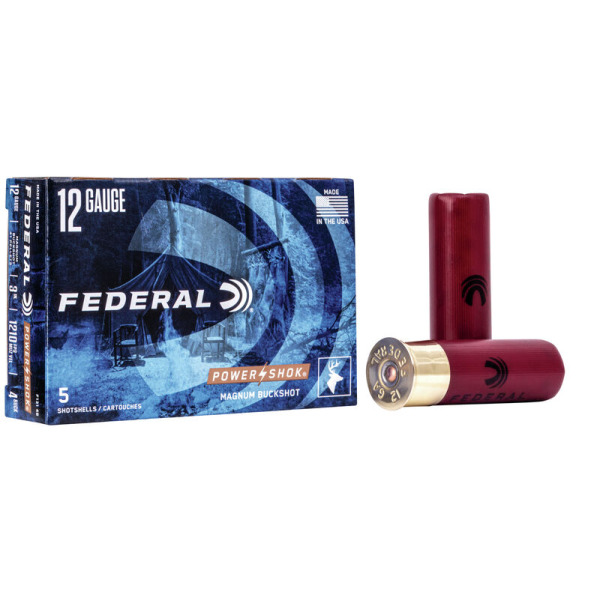 FEDERAL BUCK 12ga 3" MAGd #4-41pellet 5/bx 50/cs