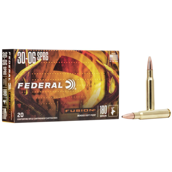 FEDERAL AMMO 30-06 SPR. 180gr FUSION-BT 20/bx 10/cs