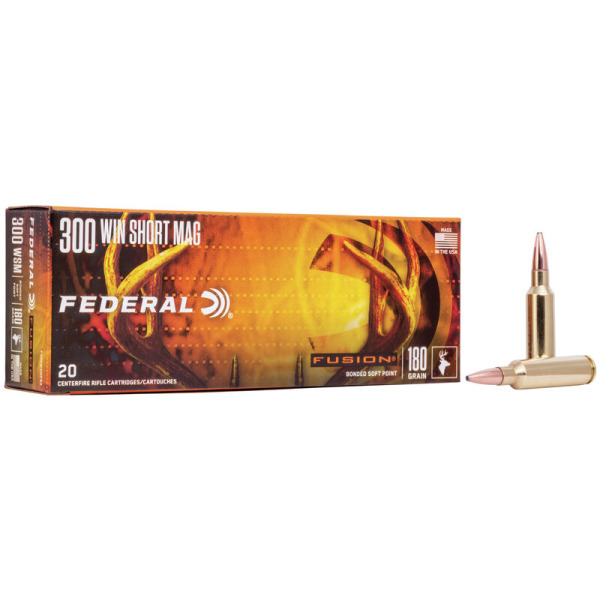 FEDERAL AMMO 300 WSM 180gr FUSION-BT 20/bx 10/cs