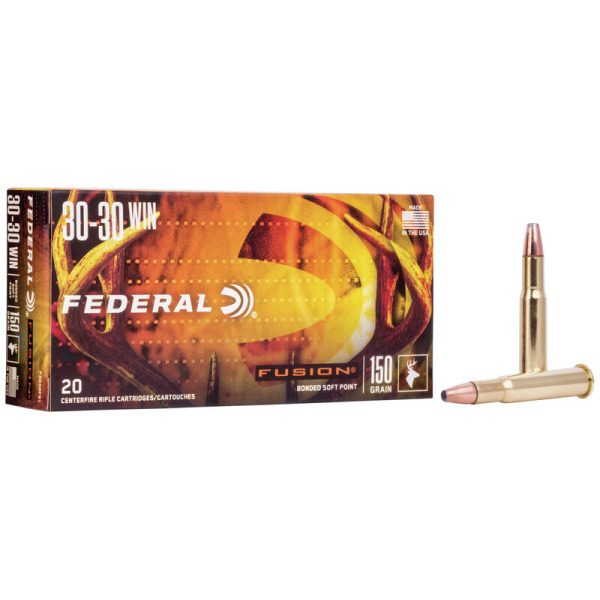 FEDERAL AMMO 30-30 WINCHESTER 150gr FUSION-BT 20/bx 10/cs