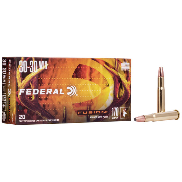 FEDERAL AMMO 30-30 WINCHESTER 170gr FUSION-BT 20/bx 10/cs