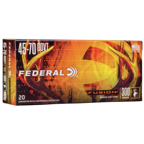 FEDERAL AMMO 45-70 GOVT 300gr FUSION-BT 20/bx 10/cs