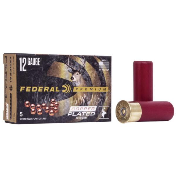FEDERAL BUCK 12ga 2.75" MAGd 00-12pellet 5/bx 50/cs