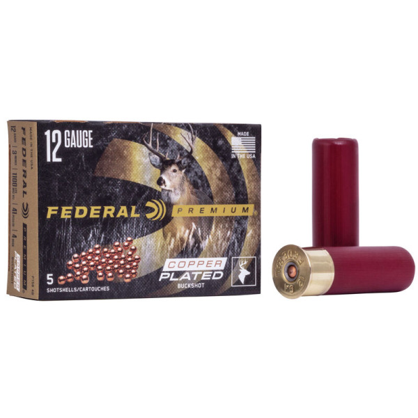 FEDERAL BUCK 12ga 3" MAGd #4-41pellet 5/bx 50/cs