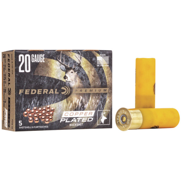 FEDERAL BUCK 20ga 2.75" MAXd #3-20pellet 5/bx 50/cs