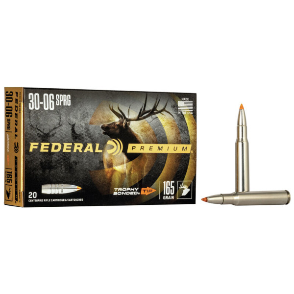 FEDERAL AMMO 30-06 SPR. 165gr TBT (V/S) 20/bx 10/cs