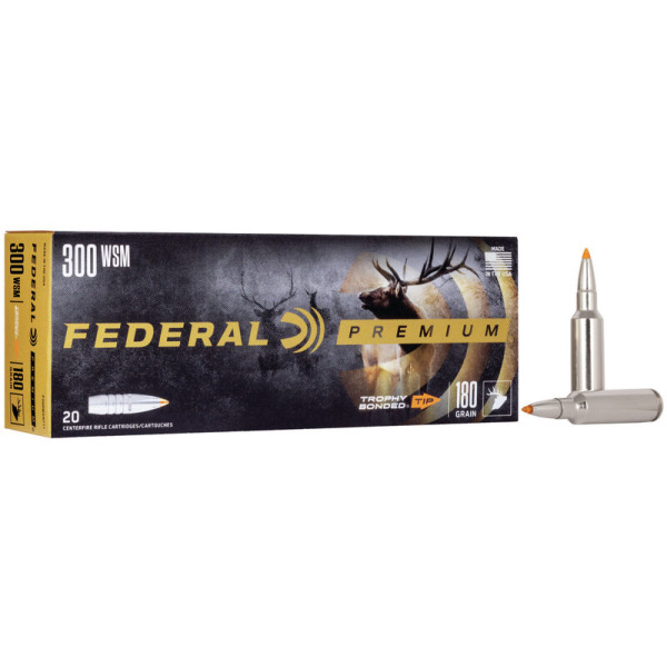 FEDERAL AMMO 300 WSM 180gr TBT (V/S) 20/bx 10/cs