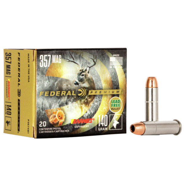 FEDERAL AMMO 357 MAG 140gr BA EXPANDER (V/S) 20/b 10/c