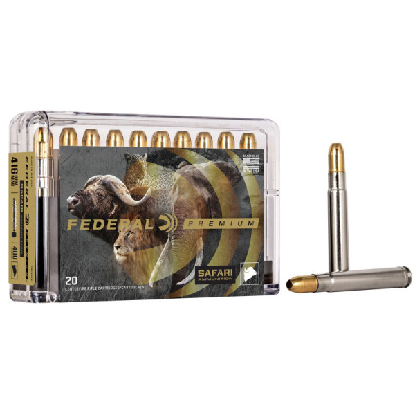 FEDERAL AMMO 416 REMINGTON 400gr TS SOLID (C/S) 20/bx 10/cs