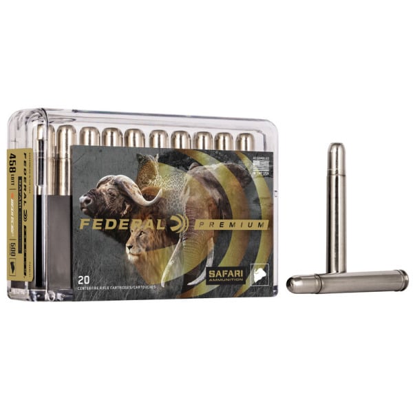 FEDERAL AMMO 458 LOTT 500gr TBBC (C/S) 20/bx 10/cs
