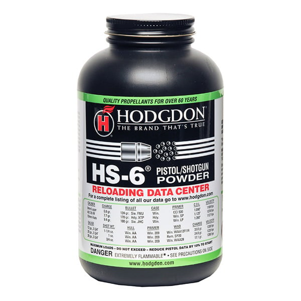 Hodgdon HS6 Smokeless Powder 1 Pound