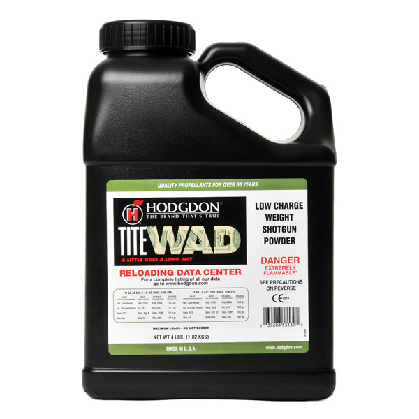 Hodgdon Titewad Smokeless Powder 4 Pound