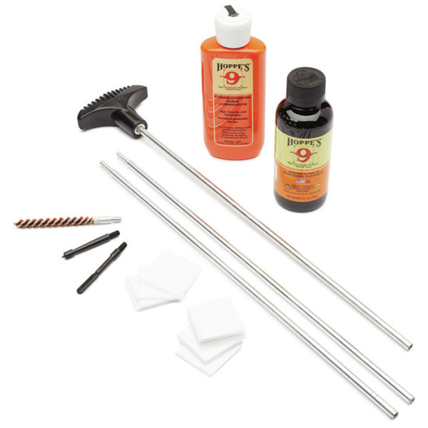 HOPPES CLEAN KIT 22-225 RIFLE w/ALUM ROD 10/CS