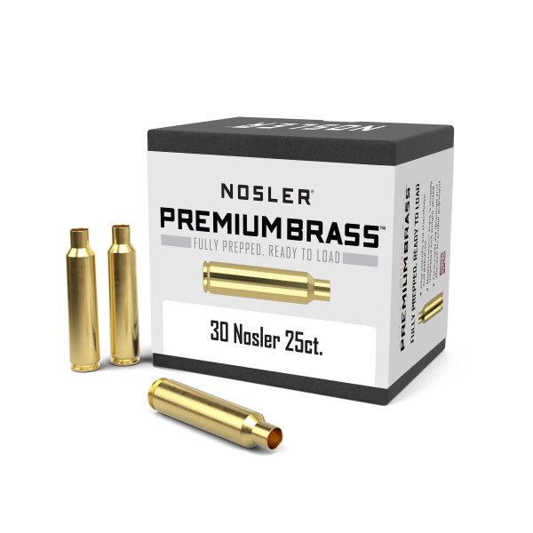 Nosler Brass 30 Nosler Unprimed Box of 25