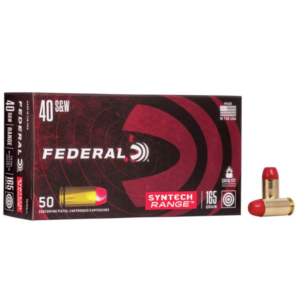 FEDERAL AMMO 40 S&W 165gr TSJ SYNTH-JACKET 50/bx 10/cs