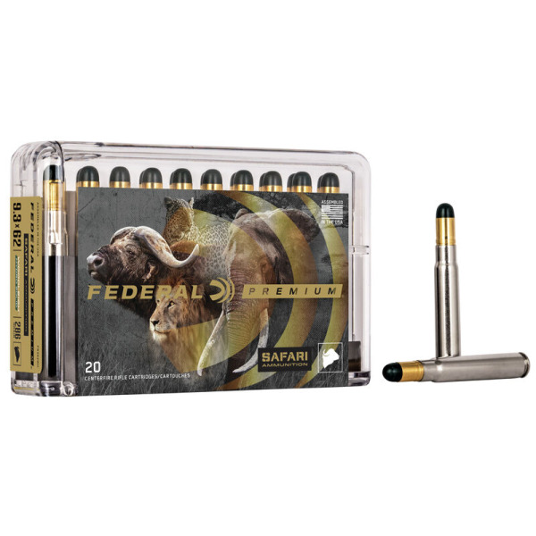 FEDERAL AMMO 9.3x62 286gr SW WOOD HYDRO (C/S) 20b 10c