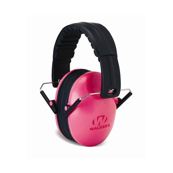 WALKERS FOLDING KID MUFF PINK 23dB 6/CS