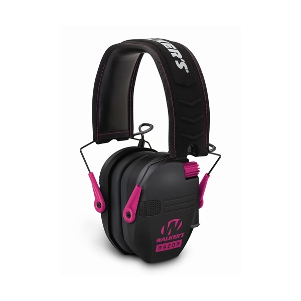 WALKERS RAZOR SLIM 23dB ELECTRONIC MUFF PINK 4/CS