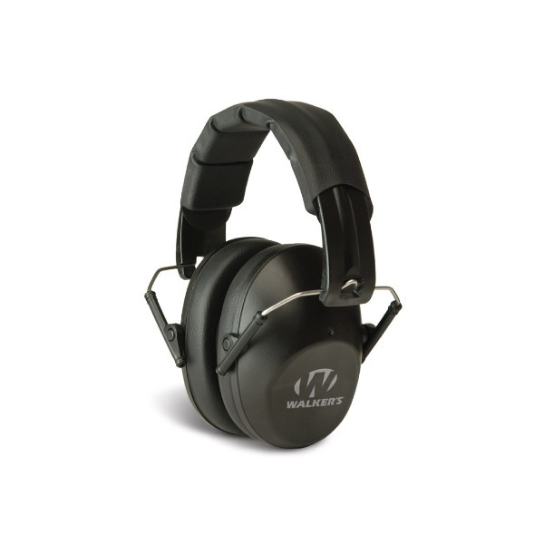 WALKERS PRO-LOW PROFILE FOLDING MUFF BLK 22dB 6cs