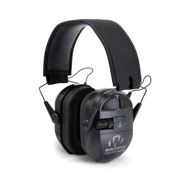 WALKERS ULTIMATE QUAD POWER MUFF w/AFT BLK 27dB