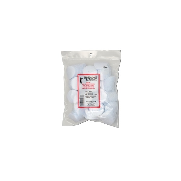 PRO SHOT 6mm-30c PATCHES 1.5" ROUND 600/PKG 12/CS