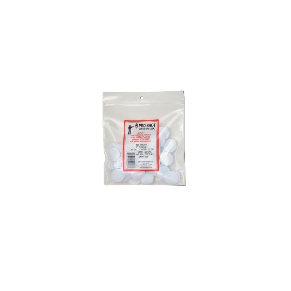 PRO SHOT 22-270c PATCHES 1" ROUND 300/PKG 12/CS