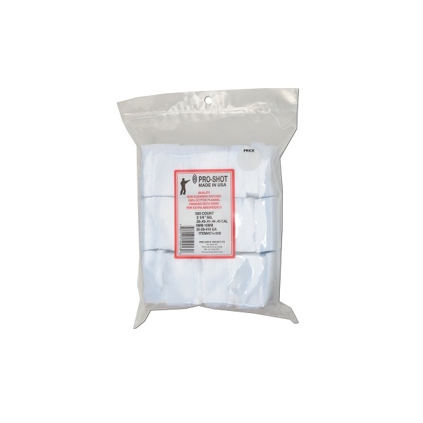 PRO SHOT 38-45c/410-20ga PATCHES 2.25" SQR 500/PKG