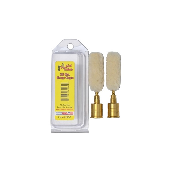 PRO SHOT 28ga SNAP CAPS BRASS w/MOP 2/PKG 12/CS