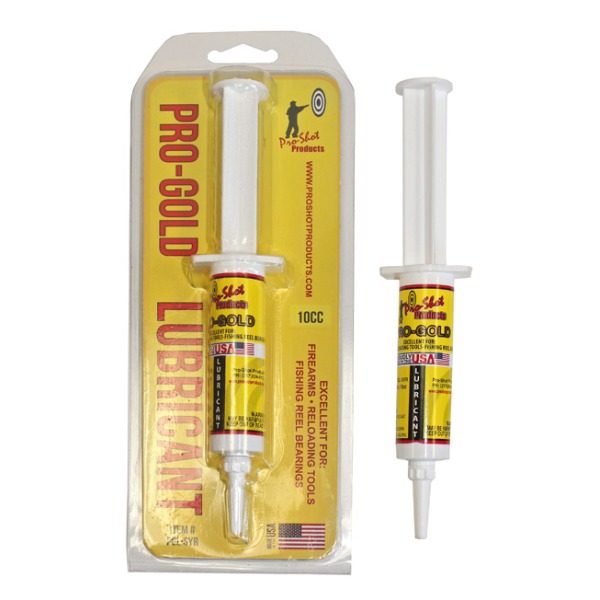 PRO SHOT PRO GOLD LUBE 10cc SYRINGE 12/CS