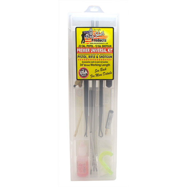 PRO SHOT UNIV. 22cal-12ga GUN CLEANING KIT 6/CS