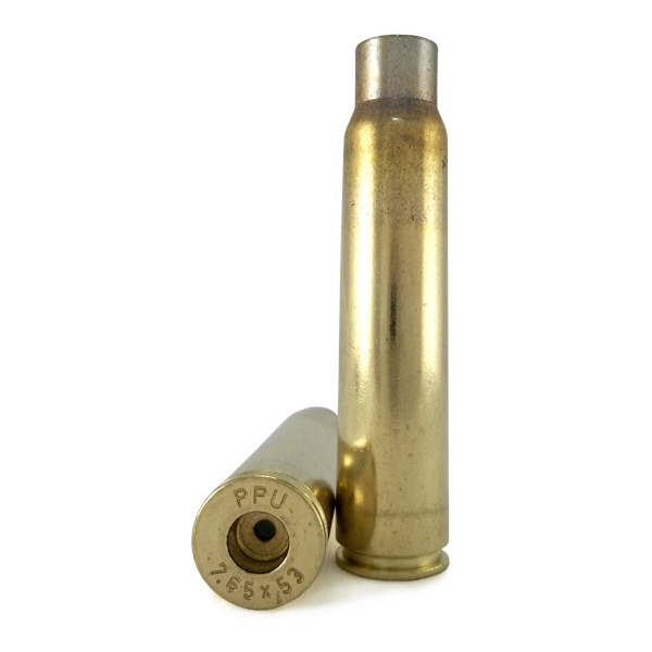 Prvi Partizan Brass 7.65x53 Argentine Unprimed Bag of 50