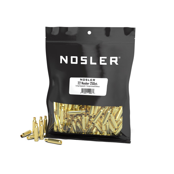 NOSLER BRASS 22 NOSLER UNPRIMED 250/bag