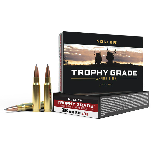 NOSLER AMMO 308 WINCHESTER 168gr Accubond-LR 20/bx 10/cs