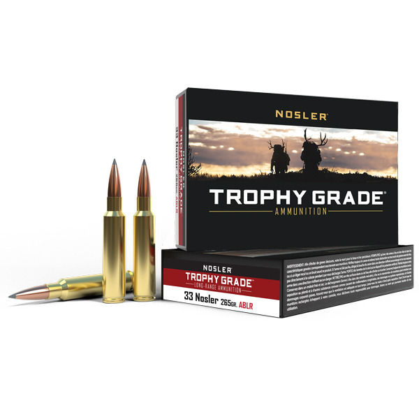 NOSLER AMMO 33 NOSLER 265gr Accubond-LR 20b 10c