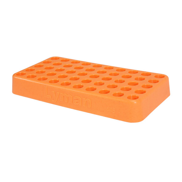 LYMAN CUSTOM FIT LOADING BLOCK .445" 10/cs