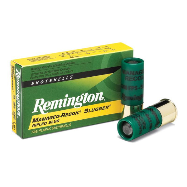 REMINGTON SLUG 12ga 2.75" 1200 fps RIFLED 1oz 5/bx 20/cs