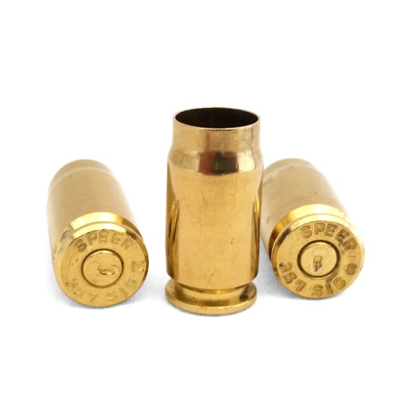 LIGHTNING FIRED BRASS 357 SIG CLEAN/POLISHED 100/BG