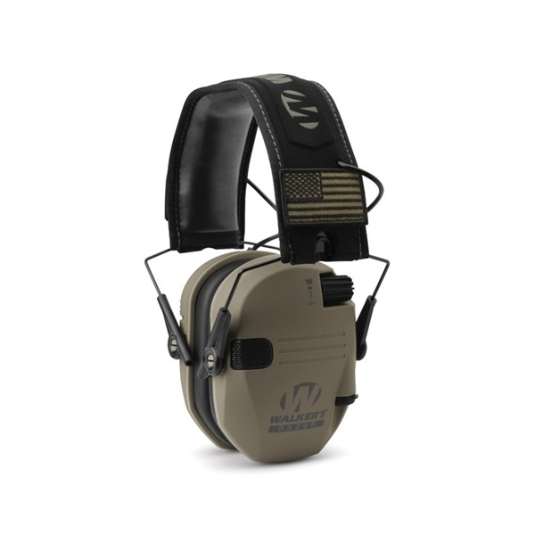Walkers Razor Slim Electronic Patriot Muff Flat Dark Earth 23dB