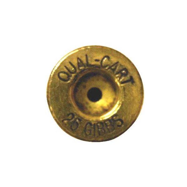 Quality Cartridge Brass 25 Gibbs Unprimed Bag of 20