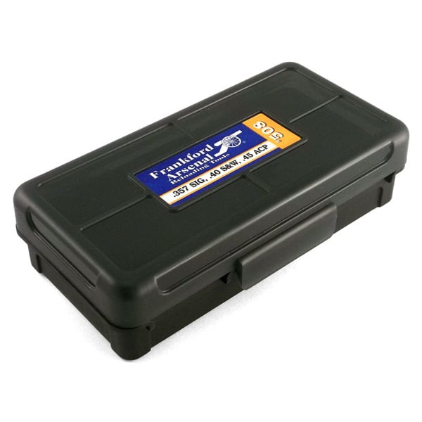 Frankford Arsenal Plastic Hinge-Top Ammo Box #508 50 Rounds