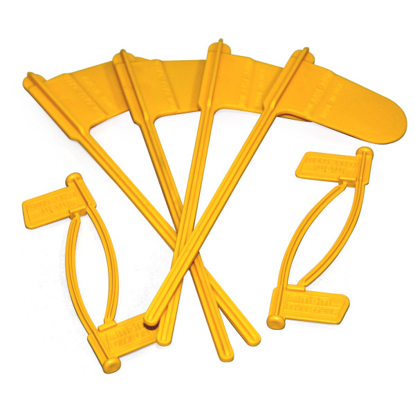MTM PISTOL & RIFLE CHAMBER FLAGS 8-PACK