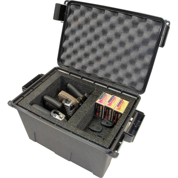MTM TACTICAL HANDGUN CASE 4-GUN DARK GREY