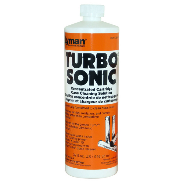 LYMAN TURBO SONIC CASE CLEAN SOLUTION 32oz 6/cs