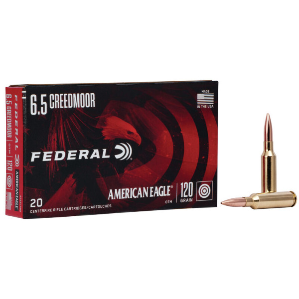 FEDERAL AMMO 6.5 CREEDMOOR 120gr OTM 20/bx 10/cs